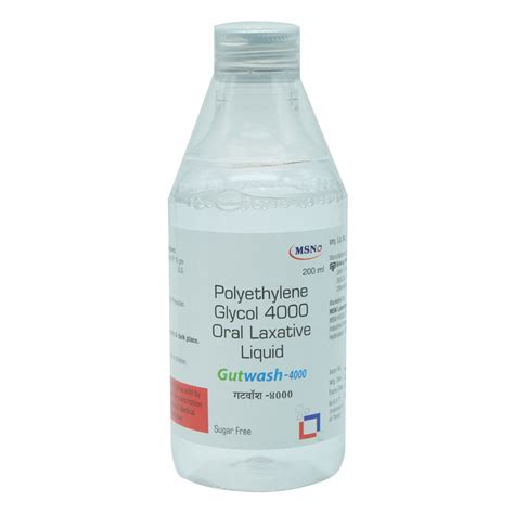 Buy Gutwash-4000 Sugar Free Liquid online | Uses, Side Effects, Price ...