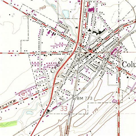 Columbus Grove, OH (1960, 24000-Scale) Map by United States Geological ...