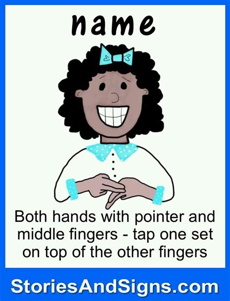 Image result for Name Sign Language