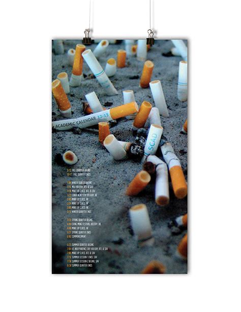 SCAD Academic Calendars on Behance