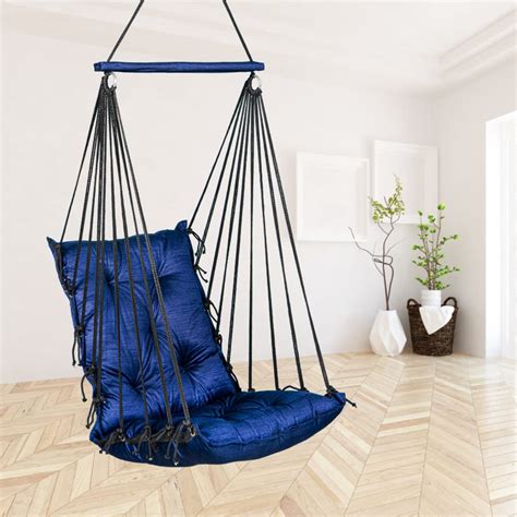 Patiofy Large Soft Cotton Hammock Hanging Swing for Adults & Kids/Jhula ...