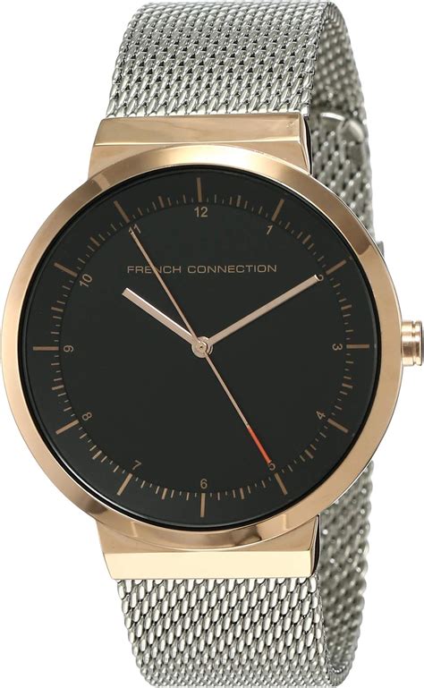 Buy French Connection Stainless Steel Dress Analog Black Dial Men's ...