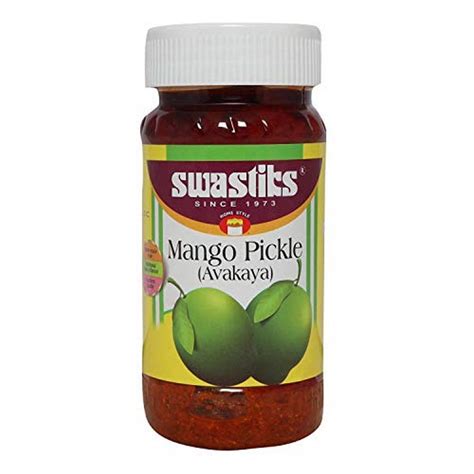 Swastiks Pickle - Mango (Avakaya), 300g Jar : Amazon.in: Grocery ...