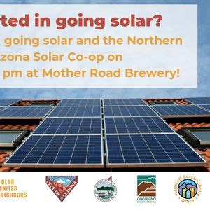 Flagstaff Solar 101, Mother Road Brewing Co., Flagstaff, 30 October ...