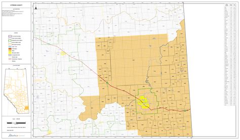 Cypress County Maps | Color 2018