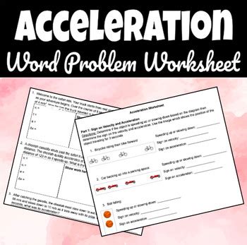 Image result for Acceleration Word Problem