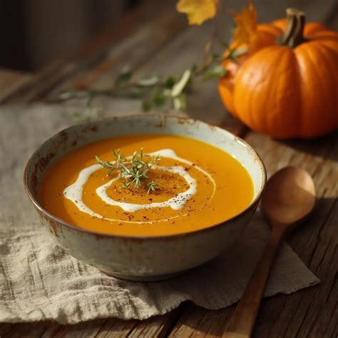 Savourez un velouté de potiron onctueux