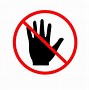 Image result for Don't Touch Logo