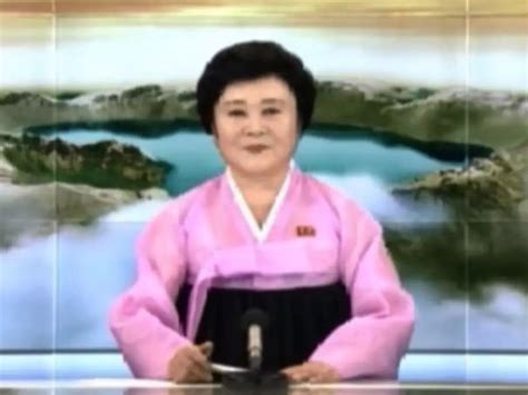 North Korean 'Pink Lady' Happily Announces News Of Nuclear Detonation ...