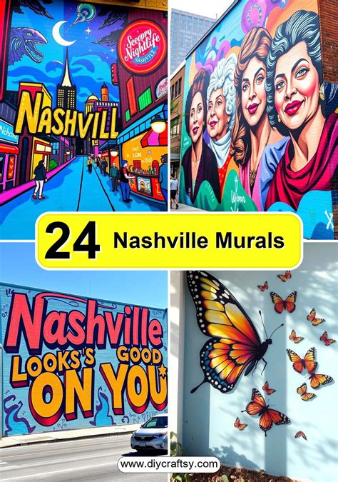 24 Nashville Murals for Artistic & Inspiring Wall Designs