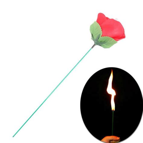 Buy MilesMagic Magician's Appearing Flower Torch Fire to Rose Gimmick ...