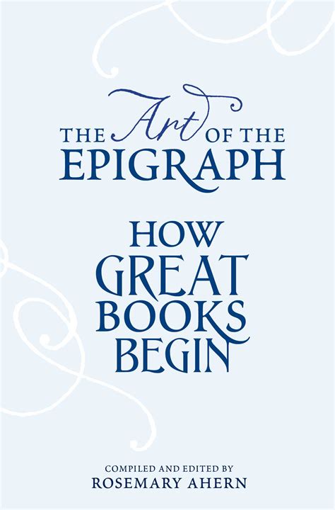 The Art of the Epigraph eBook by Rosemary Ahern | Official Publisher ...