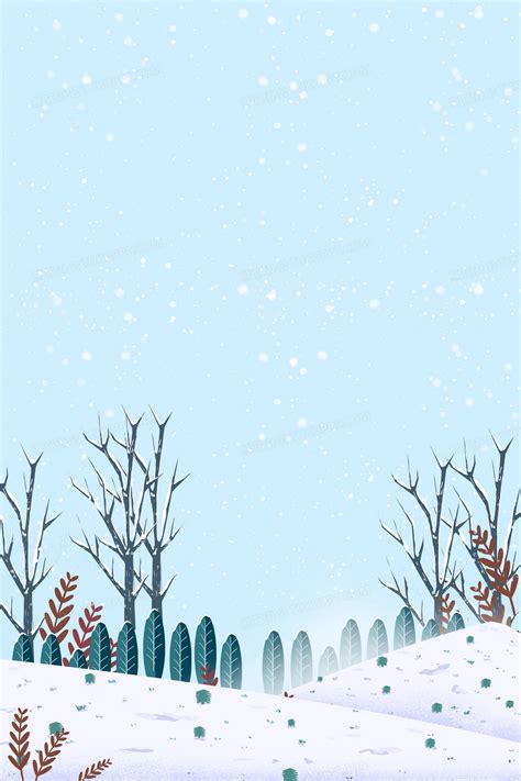 冬天立冬卡通背景背景图片素材免费下载_熊猫办公