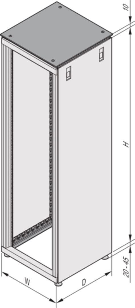 10130-001 nVent SCHROFF | nVent SCHROFF Varistar Series 38U-Rack Server ...