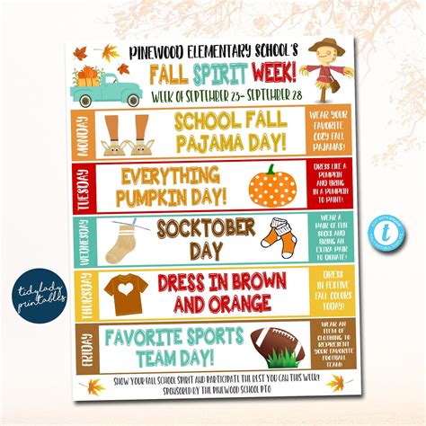 12 Fall spirit week ideas | spirit week, school spirit week, spirit
