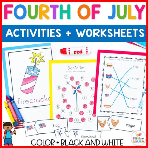 4th Of July Coloring Pages Preschool Activities [2025]