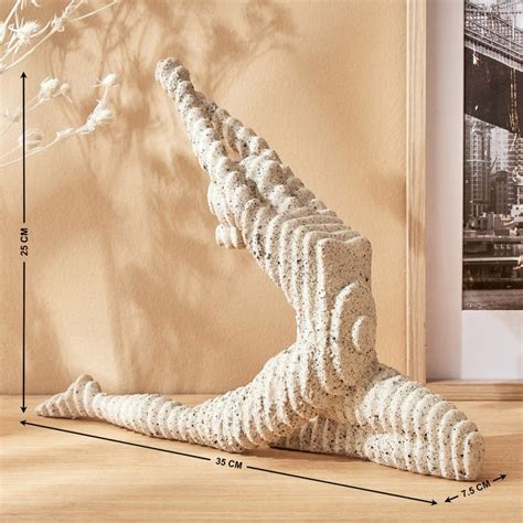 Buy Natura Polyresin Yoga Pose Lady Figurine from Home Centre at just ...