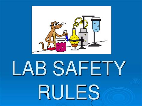 Chemistry laboratory safety rules | PPT