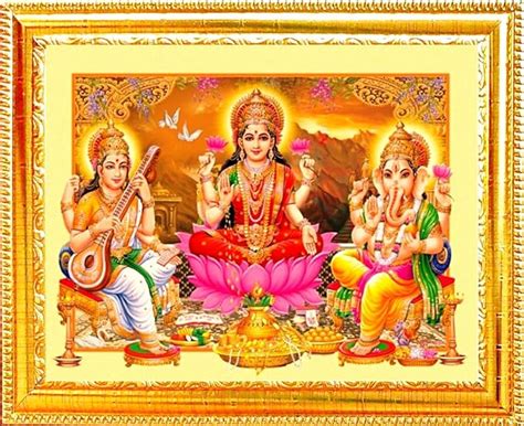 Suninow Big Size 5D Photos of God and Goddess (12 x 16 inch) (with ...