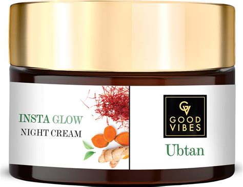 GOOD VIBES Ubtan Insta Glow Night Cream - Price in India, Buy GOOD ...