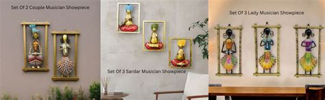 Framing Hub - Set of 3 Rajasthani Musician Sardar Wall Decor Frames ...
