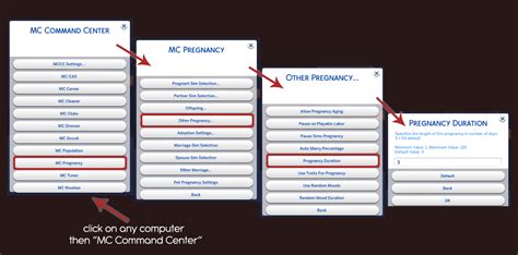 Image result for MC Command Center Settings
