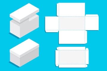Image result for Rectangle Box Template 12X12