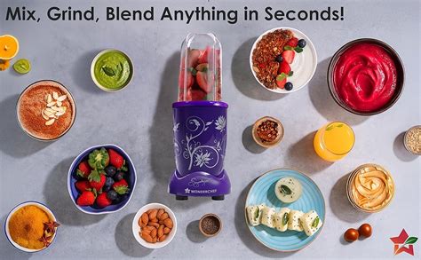 Buy Wonderchef Nutri-blend Mixer Grinder Blender, Smoothie Maker, 3 ...