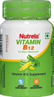 NUTRELA Vitamin B12 Bio-Fermented Capsules By Price in India - Buy ...