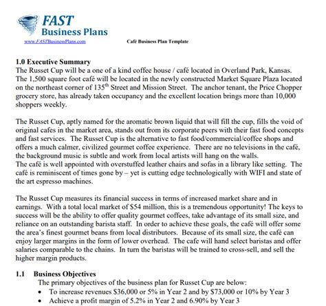 Coffee Shop Business Plan 的图像结果