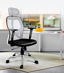 Oakcraft Matrix Ergonomic Mesh Chair with Height Adjustable Handrest ...
