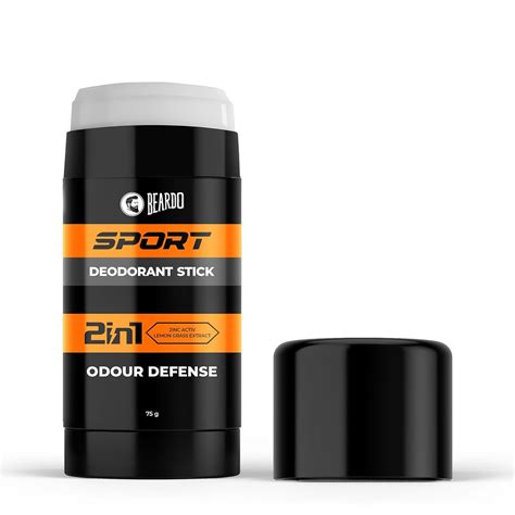 Buy Beardo Sport Deodorant Stick 75gm | Energizing Fragrance | Odour ...