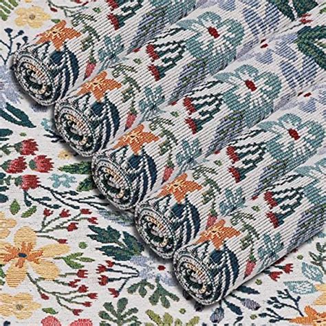 PRAKARTIK BY INDUARTS Machine Washable Cotton Jacquard Leaf Design ...