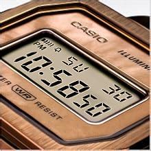 Casio Unisex Vintage A1000RG-5EF Rose Gold Digital Dial Rose Gold ...