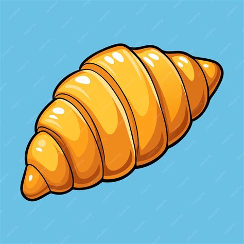 Croissant food vector graphic style | Premium AI-generated vector