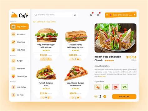 Food Delivery Application Portfolio | BMV System Integration