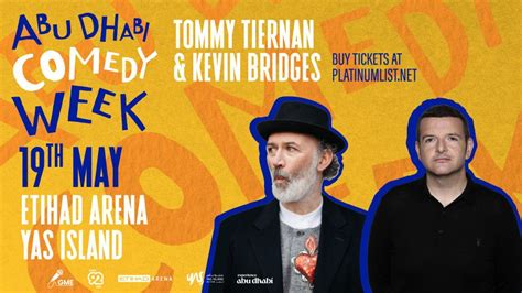 Tommy Tiernan & Kevin Bridges at Etihad Arena in Abu Dhabi, Etihad ...