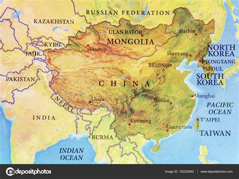 Map Of China And Mongolia