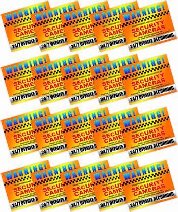 CVANU WARNING! THESE PREMISES ARE PROTECTED BY SECURITY CAMERAS IMAGES ...