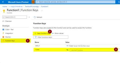 Image result for Azure Function URL URL Key