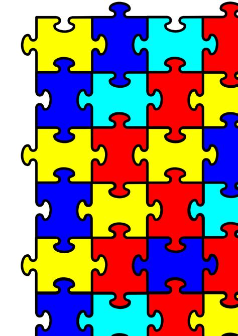 Printable Autism Puzzle Piece