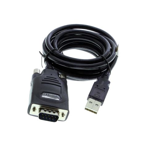 FTDI 6ft. Long USB to Serial Adapter Cable with Screws and Three LED ...