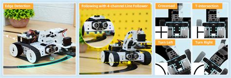 Qtruck Programmable Educational Robot with microbit and 3DOF Arm ...