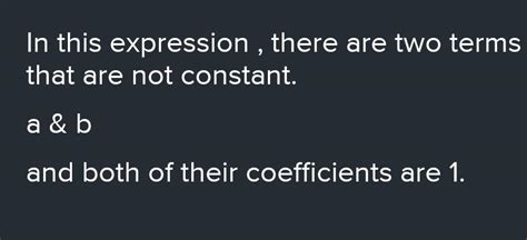 1.Identify in the following expressions terms which are not constant ...