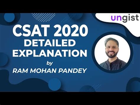 UPSC Prelims CSAT 2020 Question Paper Analysis Video Lecture - UPSC ...