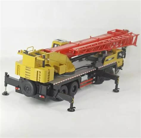 Original authentic 1:36 Large Diecast Sany STC800T6 80ton Truck Crane ...