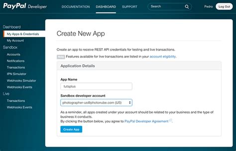 Image result for How to Create PayPal REST API