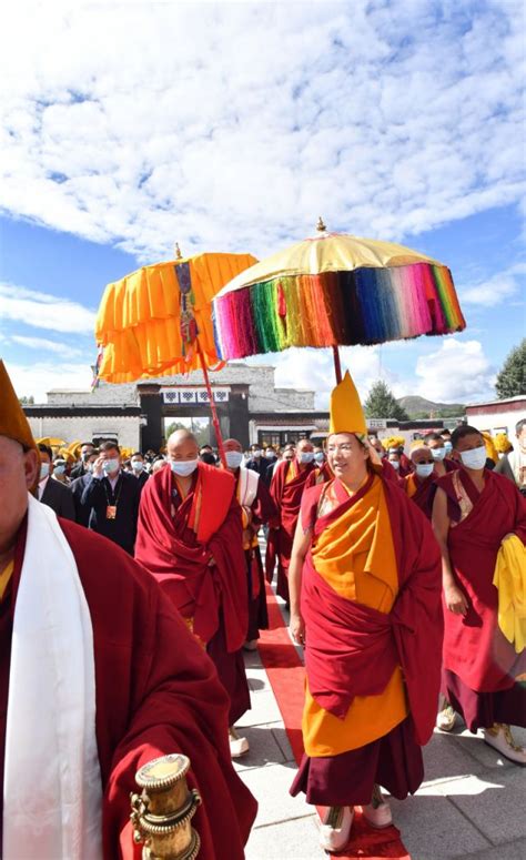 Photos Chine : visite du panchen-lama au monastère de Tashilhunpo ...