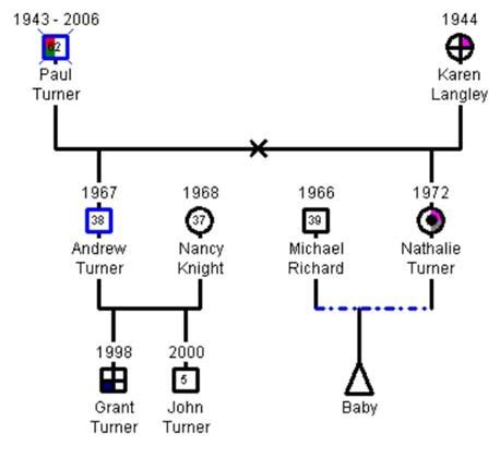 Image result for GenoPro Sample Genogram