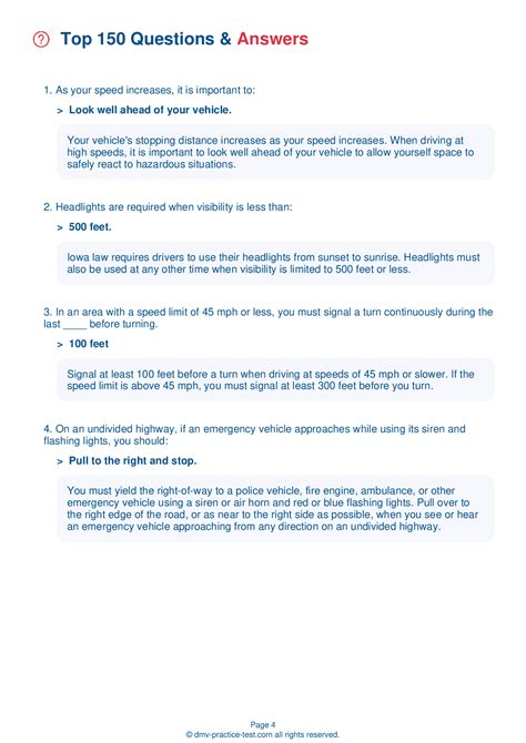 FREE Iowa DMV Practice Test | Driving License Permit test Iowa 2026 #1